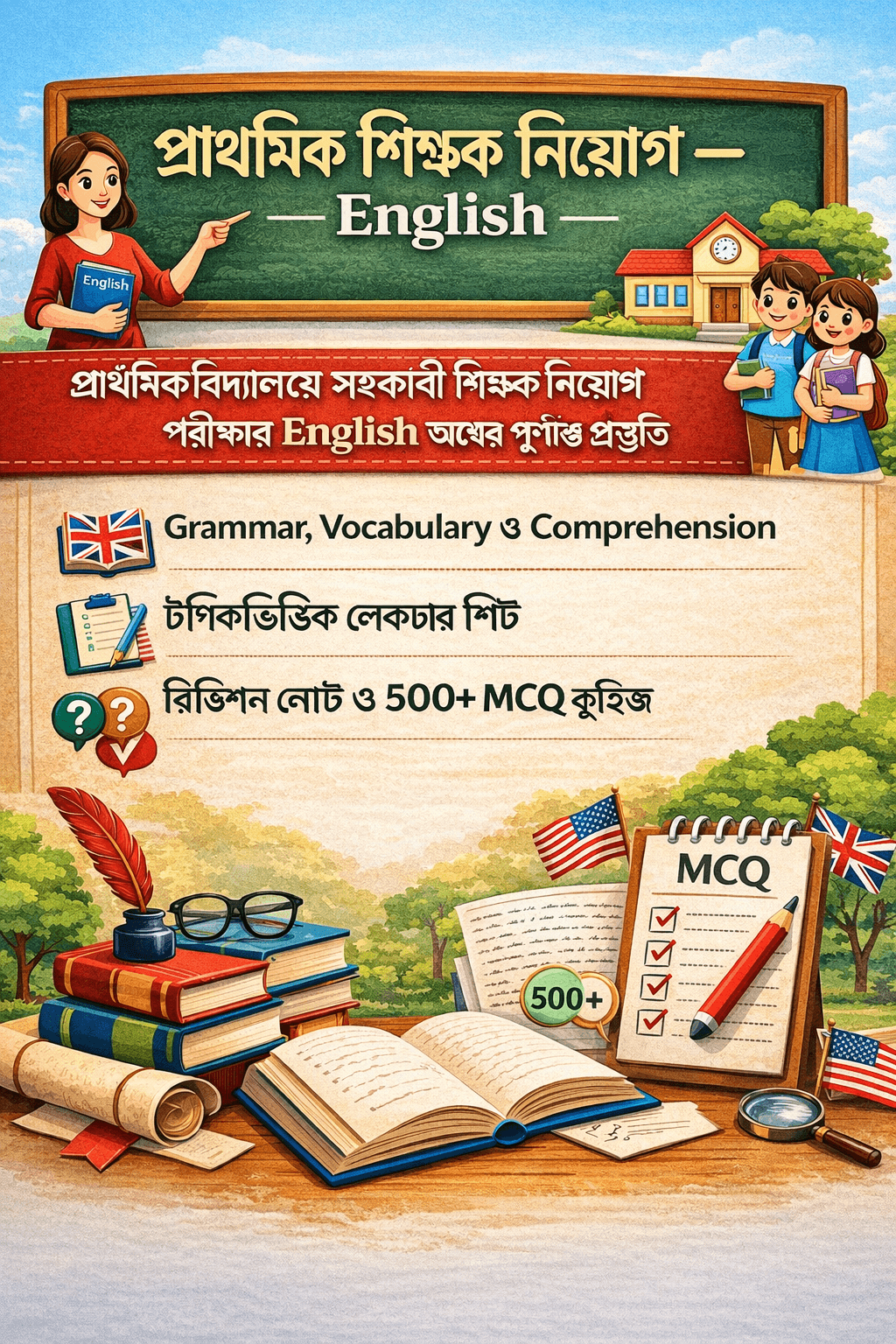 প্রাথমিক শিক্ষক নিয়োগ — English