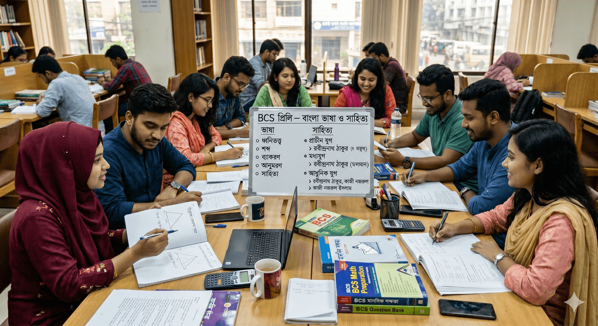 BCS প্রিলি — বাংলা ভাষা ও সাহিত্য