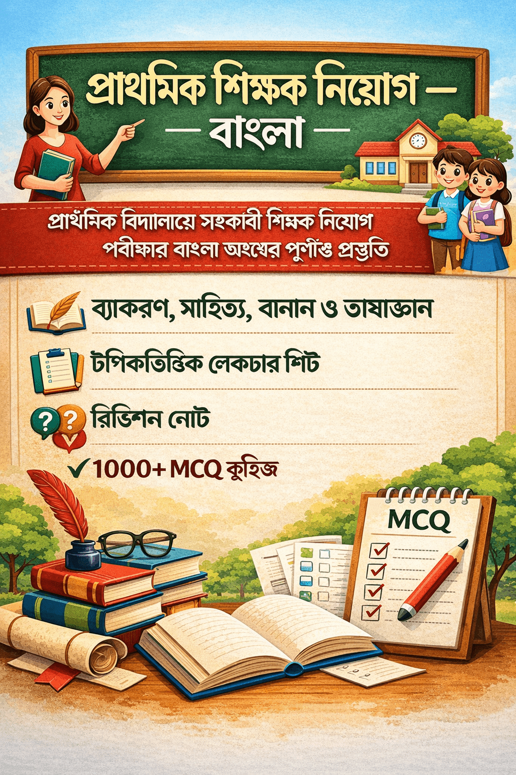 প্রাথমিক শিক্ষক নিয়োগ — বাংলা