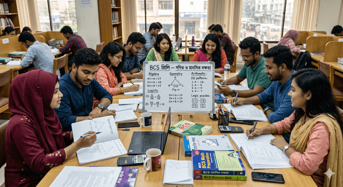 BCS প্রিলি — গণিত ও মানসিক দক্ষতা