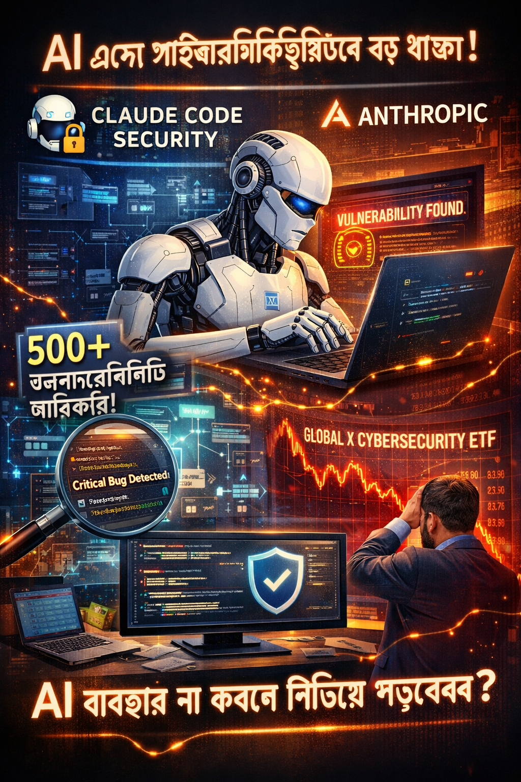 AI এসে সাইবারসিকিউরিটিতে বড় ধাক্কা!