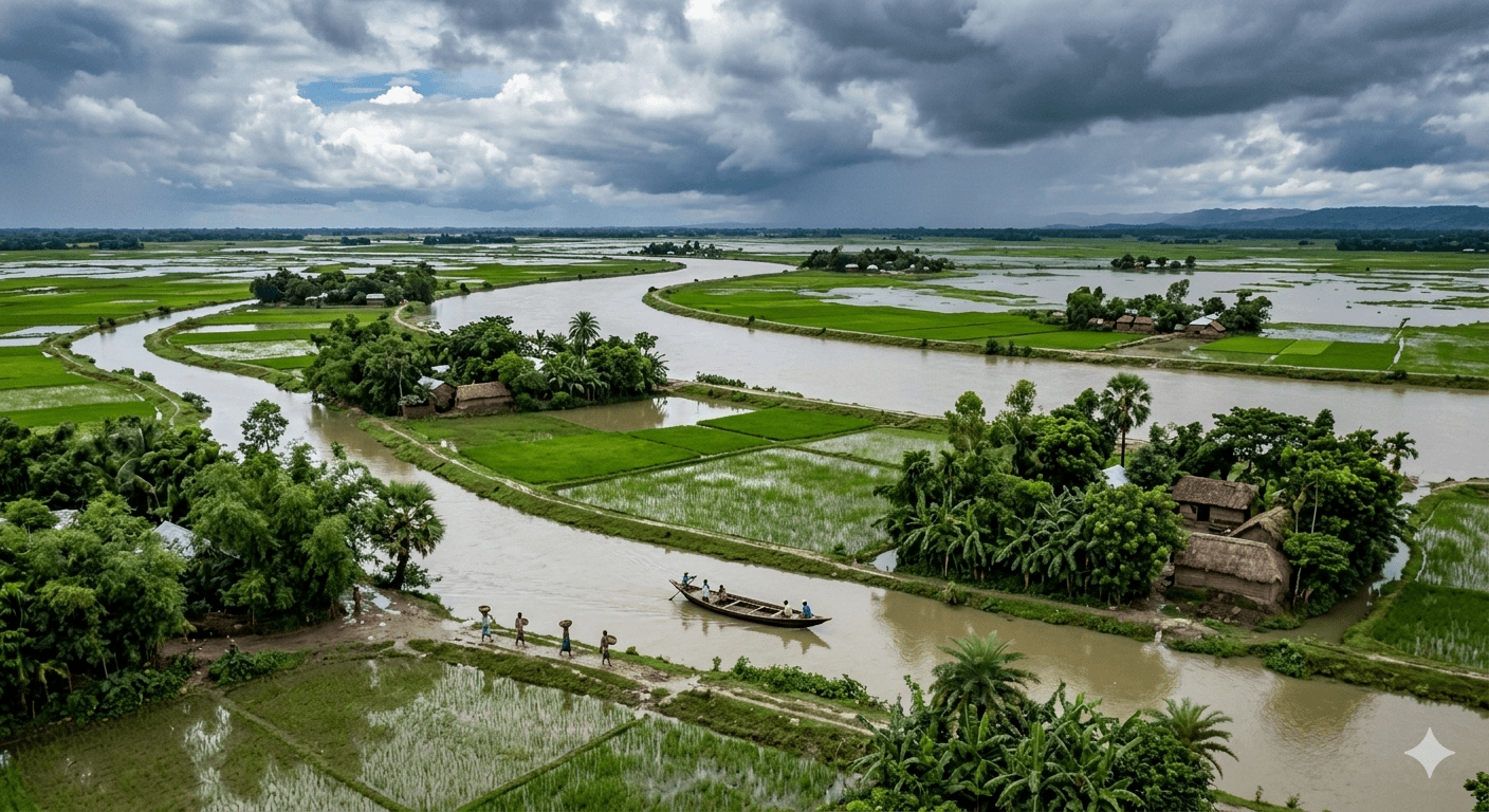 বর্ষাকালের বাংলাদেশ: কেন একে বলা হয় “প্রাকৃতিক দুর্গ”?