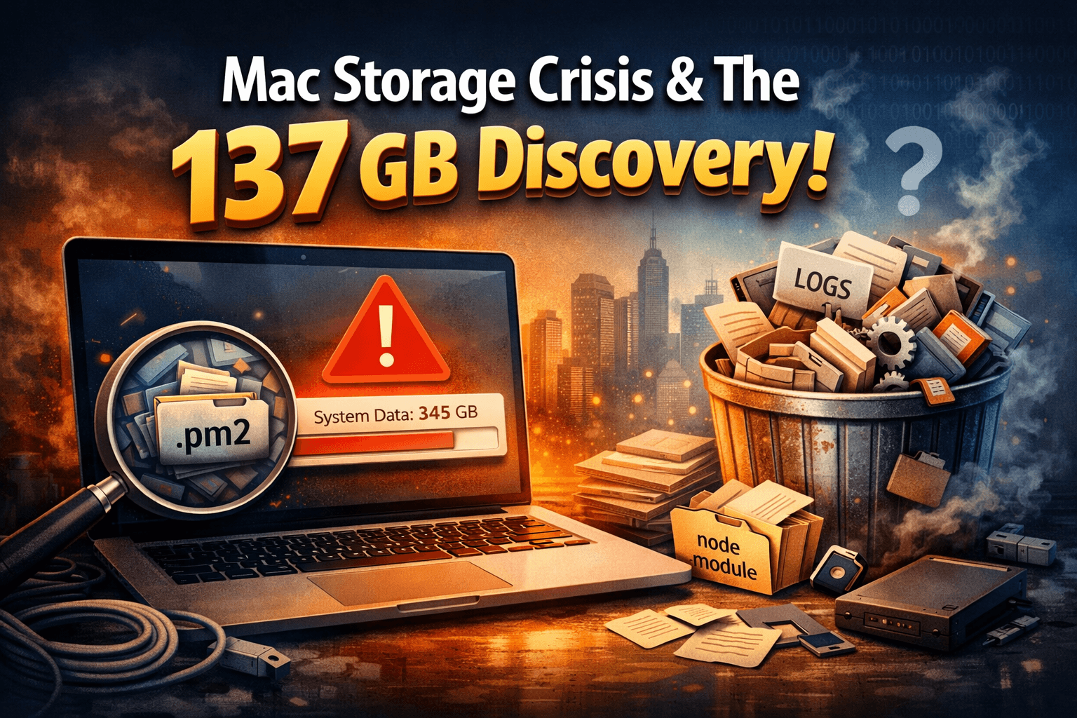 Why My Mac Suddenly Ran Out of Space — And How I Freed 100GB in Minutes
