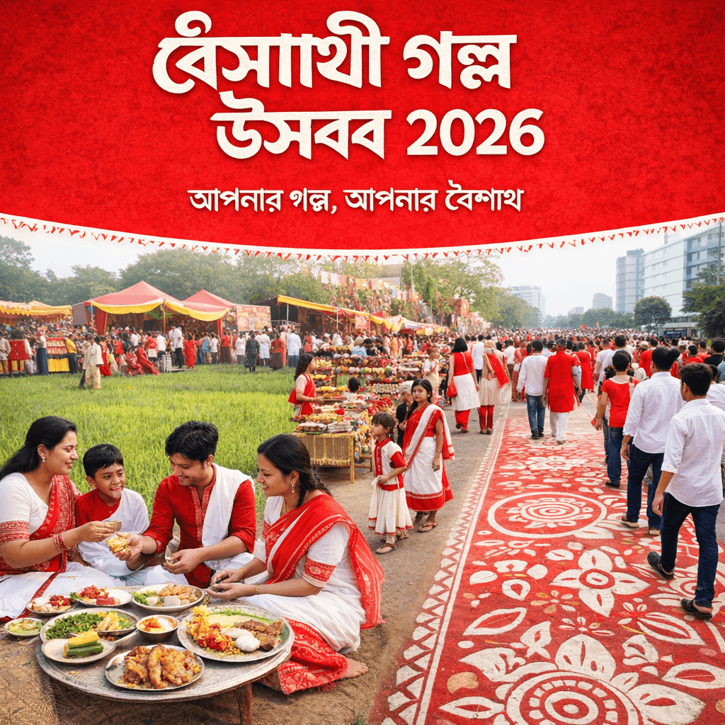 🌸 বৈশাখী গল্প উৎসব ২০২৬ — লিখুন আপনার বৈশাখের গল্প